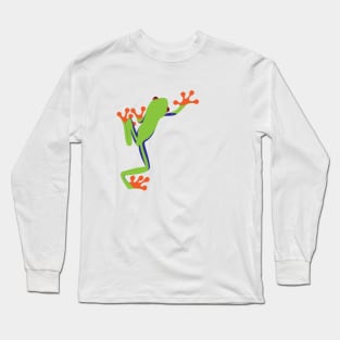 Green Tree Frog Long Sleeve T-Shirt